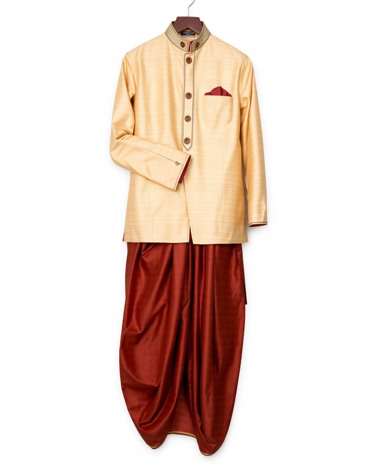 Silk Dhoti & Panjabi Set