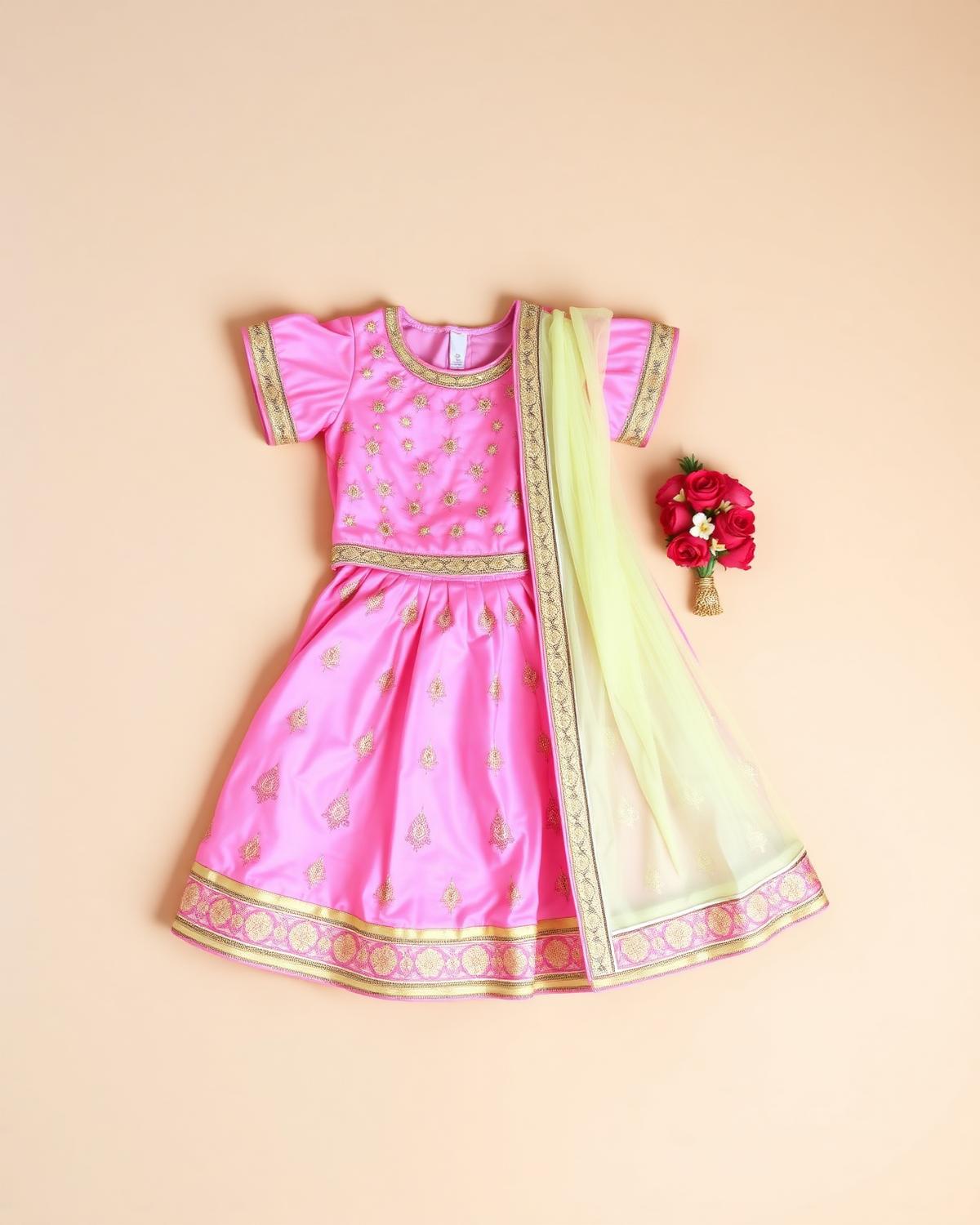 Girl's Festive Lehenga Set