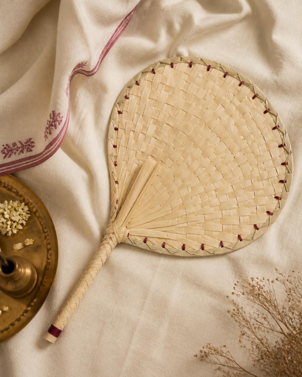 Bengali Palm-Leaf Hand Fan